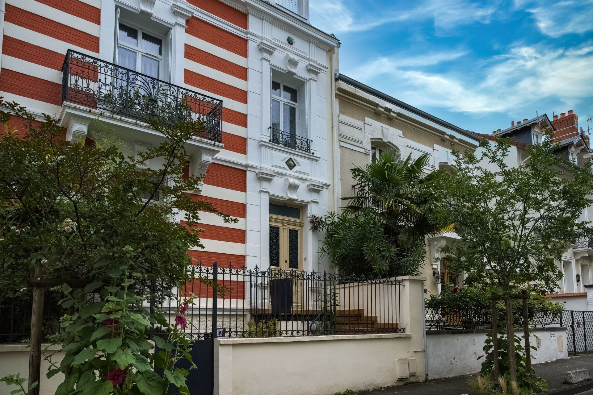 Vichy in France, thermal city, houses