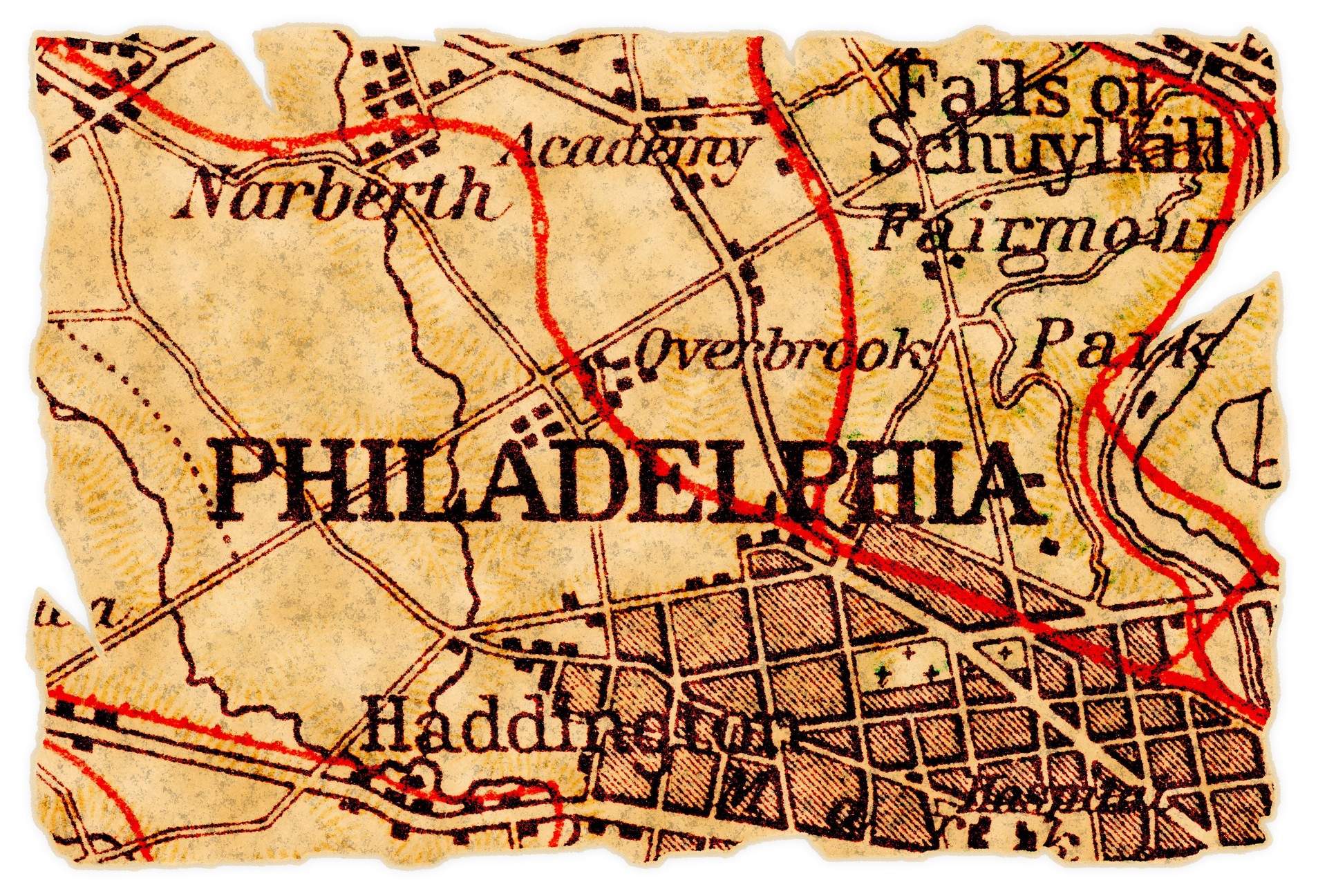 Philadelphia old map